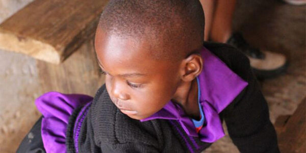 Z young child in Zambia