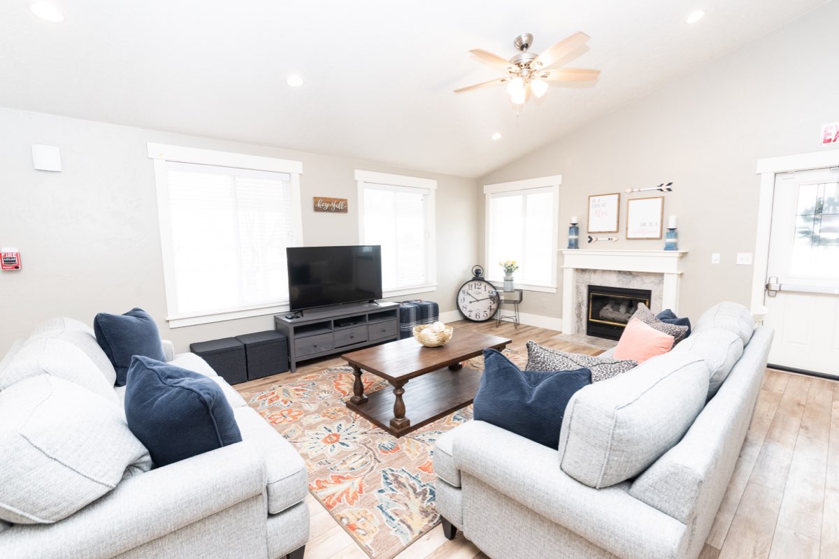 Front Living Room in Susan B Anthony House, New Haven Residential Treatment Center