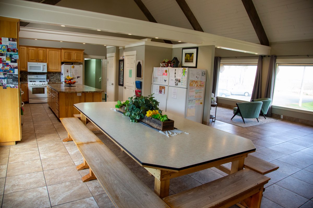 Kitchen in Sacagewea House, New Haven Residential Treatment Center