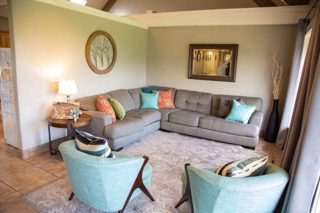 Living Room in Sacagewea House, New Haven Residential Treatment Center