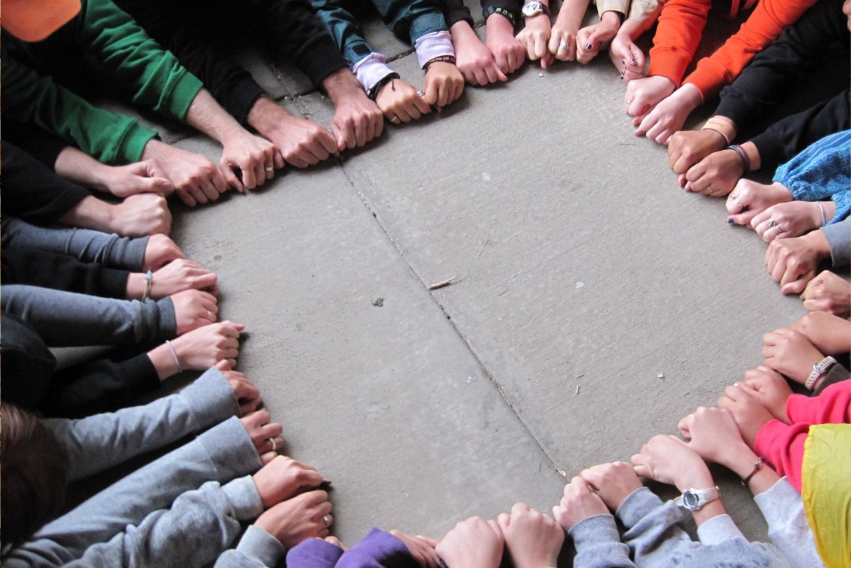 Group of hands together, New Haven Residential Treatment Center