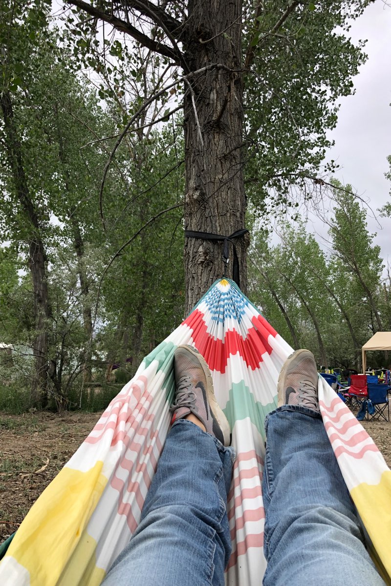 Chilling in a hammock, New Haven Residential Treatment Center