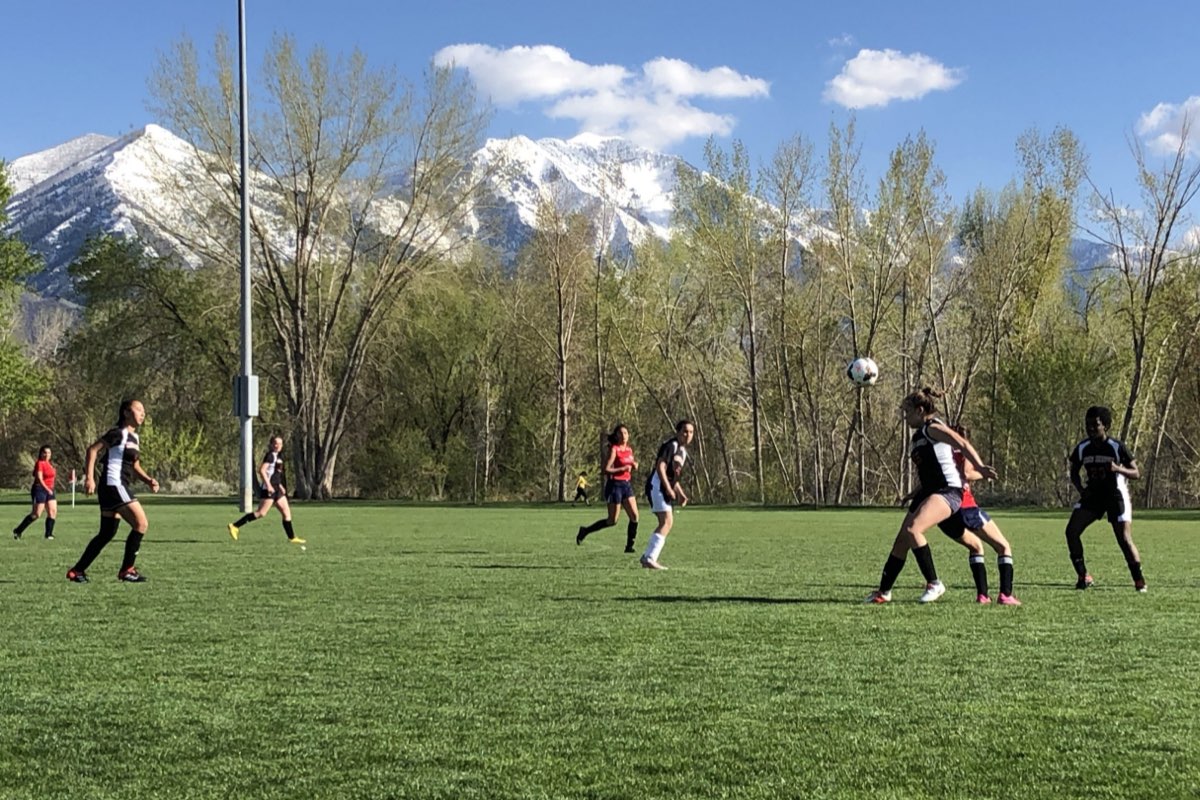 Girls Playing Soccer, New Haven Residential Treatment Center